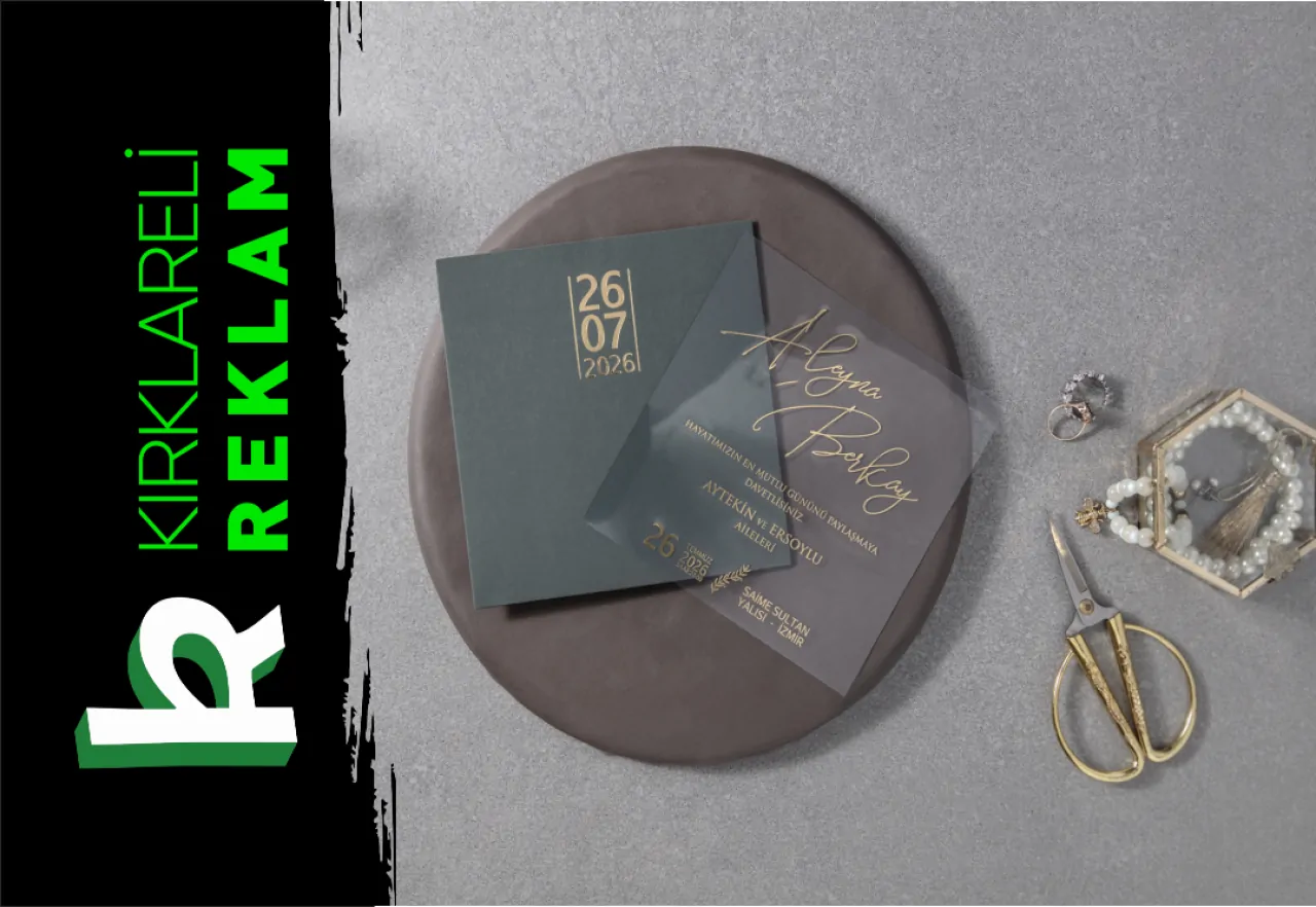 Kırklareli Davetiye ile Davetiyede Devrim Başlıyor: Yenilik ve Uygun Fiyat Bir Arada