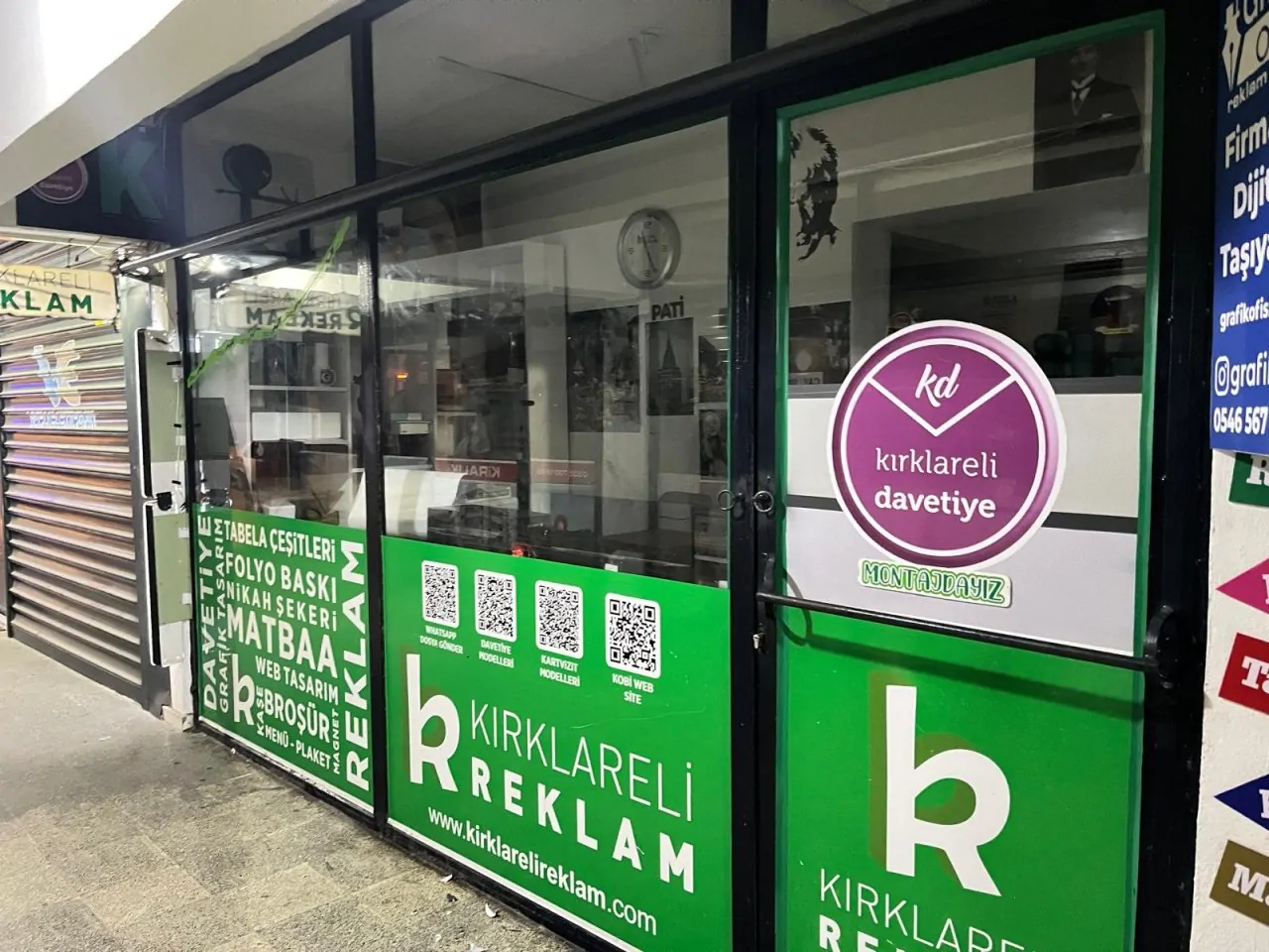 Kırklareli Özel Tasarım Düğün Davetiyesi