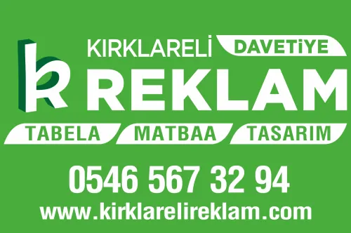 Kırklareli Reklam İletişim: 0546 567 32 94 Çözüm Bilgisayar Karşısı