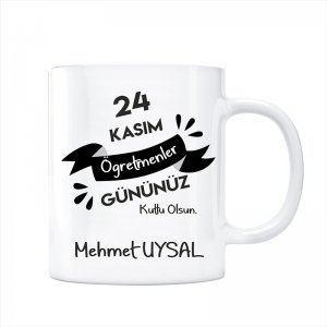 Öğretmenler Günü Temalı Hediyelik Kupa Bardak