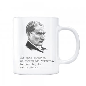 Atatürk Söz Temalı Hediyelik Kupa Bardak