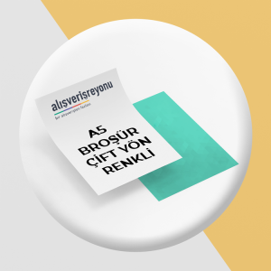 A5 Çift Yön Broşür