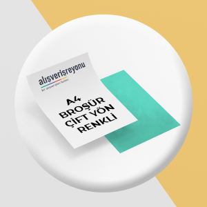 A4 Çift Yön Broşür