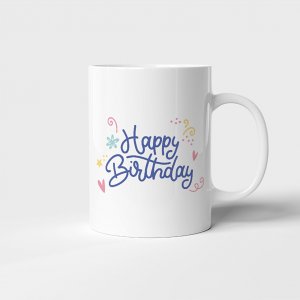 İyi Ki Doğdun Doğum Günü Happy Birthday Baskılı Kupa Bardak