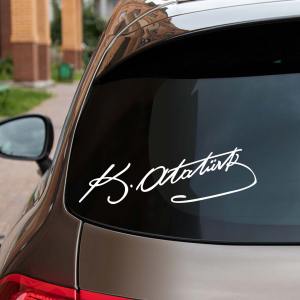 Atatürk İmzası Folyo Kesim