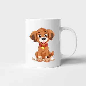 Mutlu Dost Köpek Baskılı Kupa Bardak