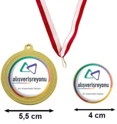 Alışveriş Reyonu Altın Madalya 5.5 cm