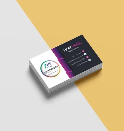 Standart Kartvizit Şablonu İndir