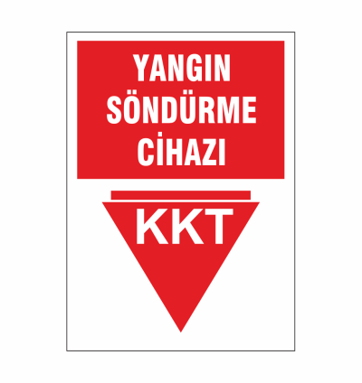 Yangın Söndürme Cihazı Kkt Uyarı Tabelası
