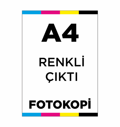 Renkli A4 Fotokopi