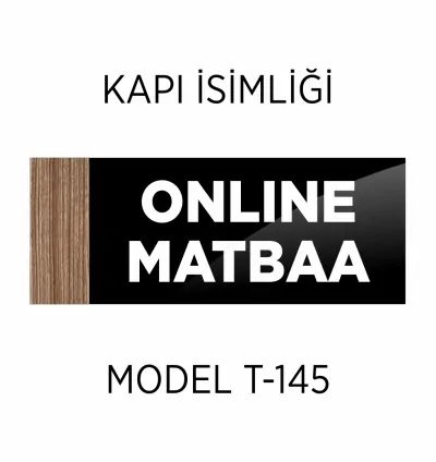 Kapı İsimliği Özel Tasarım Tabela