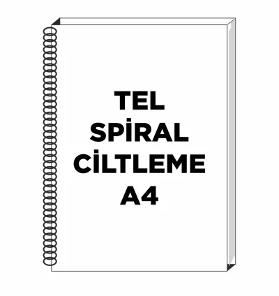 Tel Sprial Ciltleme A4