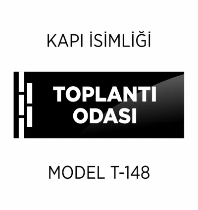 Kapı İsimliği Özel Tasarım Tabela T-148