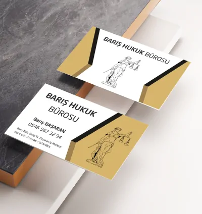 Avukat Kartvizit İzmir Model