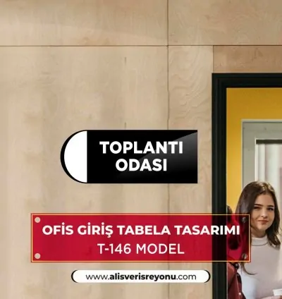 Kapı İsimliği Özel Tasarım Tabela T-146