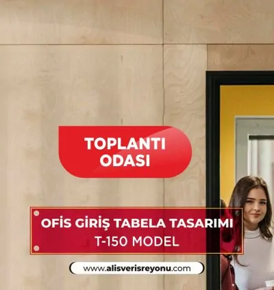 Kapı İsimliği Özel Tasarım Tabela T-150