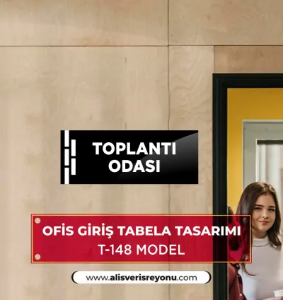 Kapı İsimliği Özel Tasarım Tabela T-148