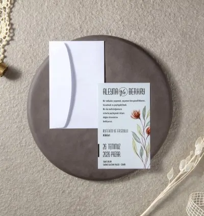 Düğün ve Nişan Davetiyesi 7150