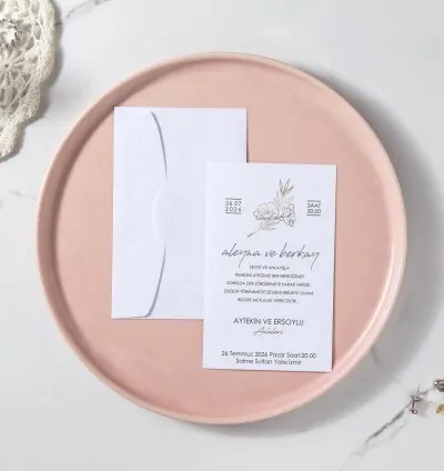 Düğün ve Nişan Davetiyesi 7148